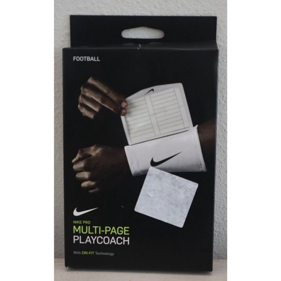 Nike Pro N.FN.29.101 Unisex Adult Sz OSFM White Multi-Page Football Playcoach - Picture 3 of 4